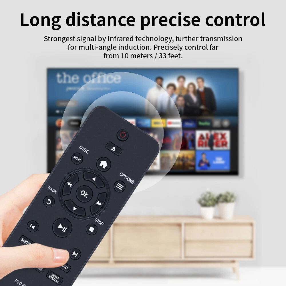 RC-5721 Remote Control For Philips DVD Player DVP2880 DVP2881 DVP3600/05