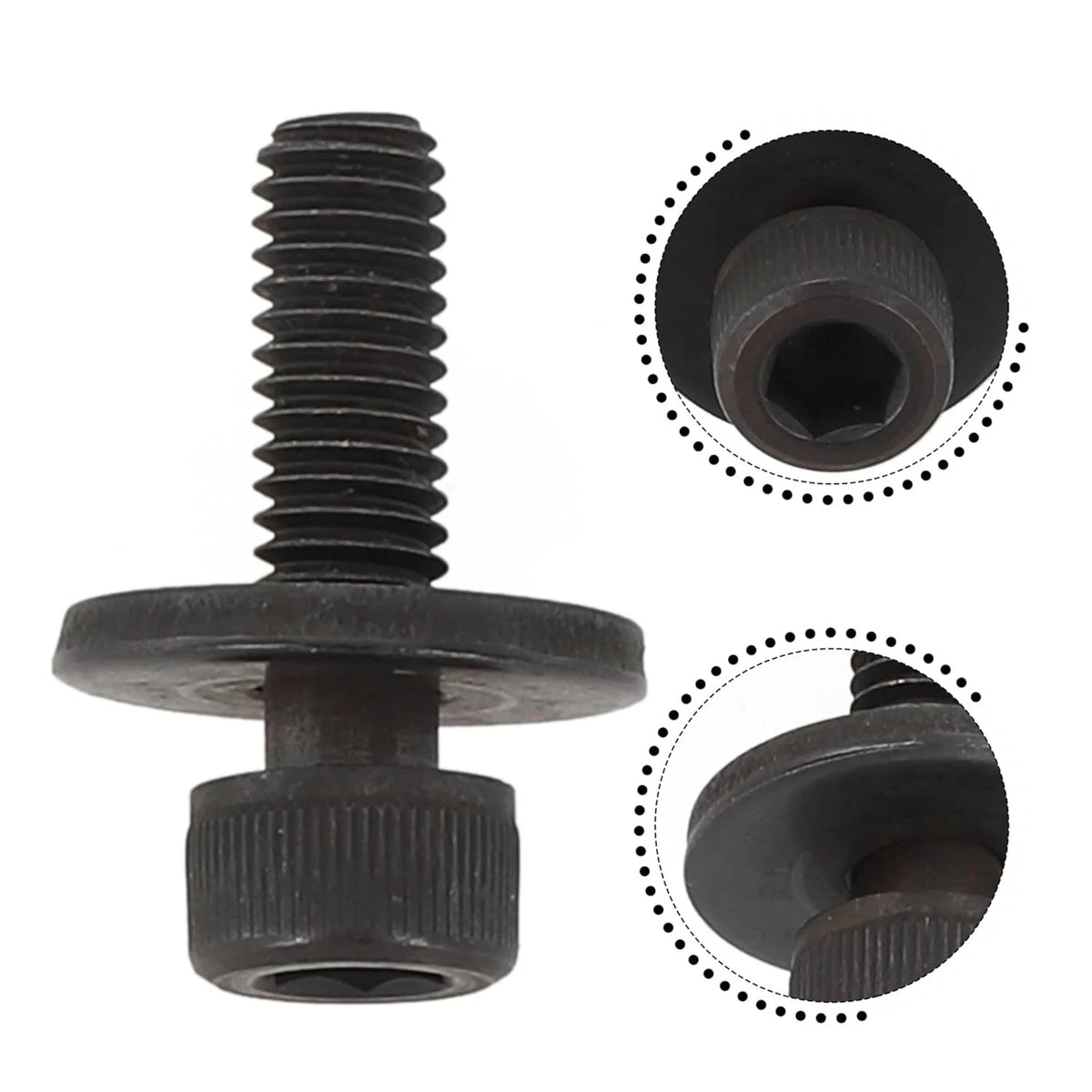 266133-3 XSS02 5620D 18v 6 ½ Cordless Saw Blade Screw M6 X 20 for Black
