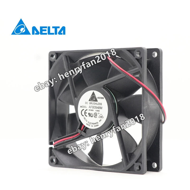 Delta fan AFB0948M DC 48V 0.08A 2wires 92*92*25mm Inverter fan / CPU Cooling fan