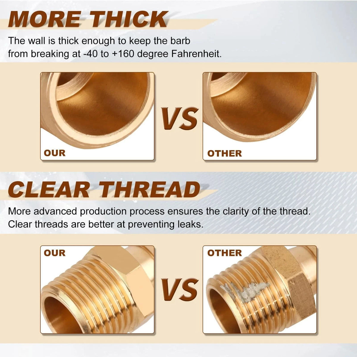 Fuel Line Adapter 5 x Adapter Brass Material /w Wide Application Scope 5pcs