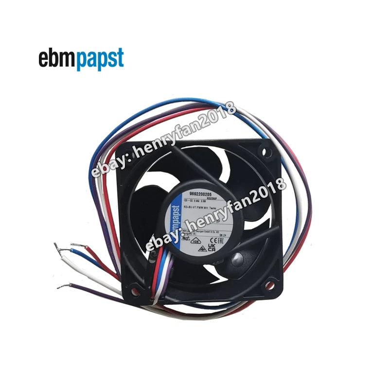 Ebmpapst 622/2H3P Axial Fan DC 12V 5.5W 9700RPM ??60*25MM Cooling Fan
