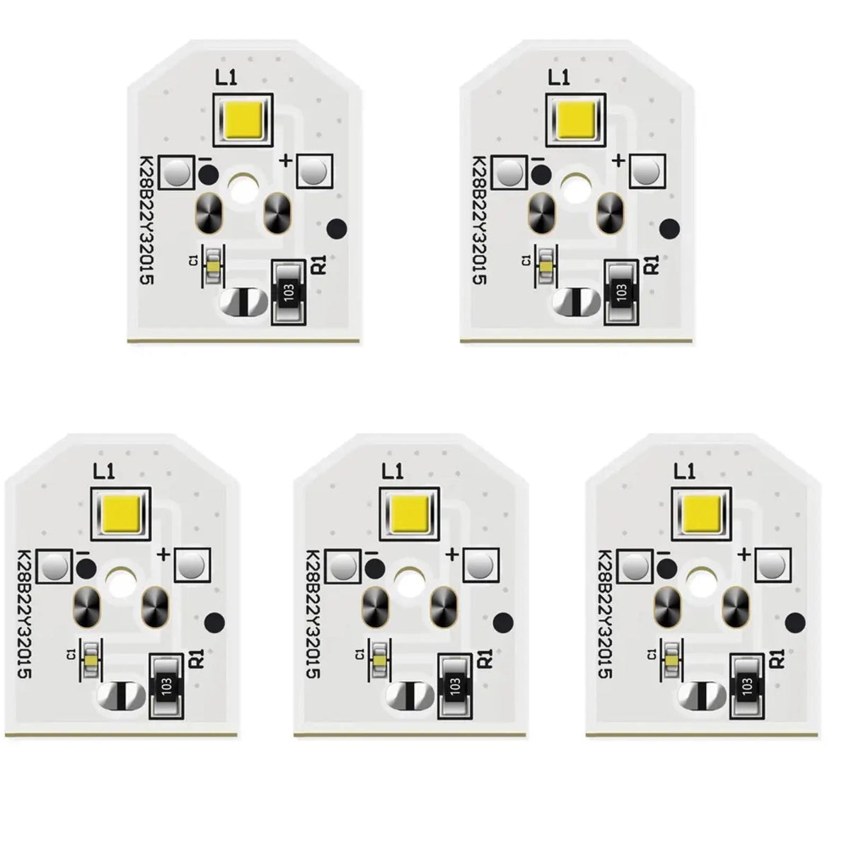 5PCS Refrigerator LED Light Bulb Board For GE Refrigerator GFE26GGHCBB