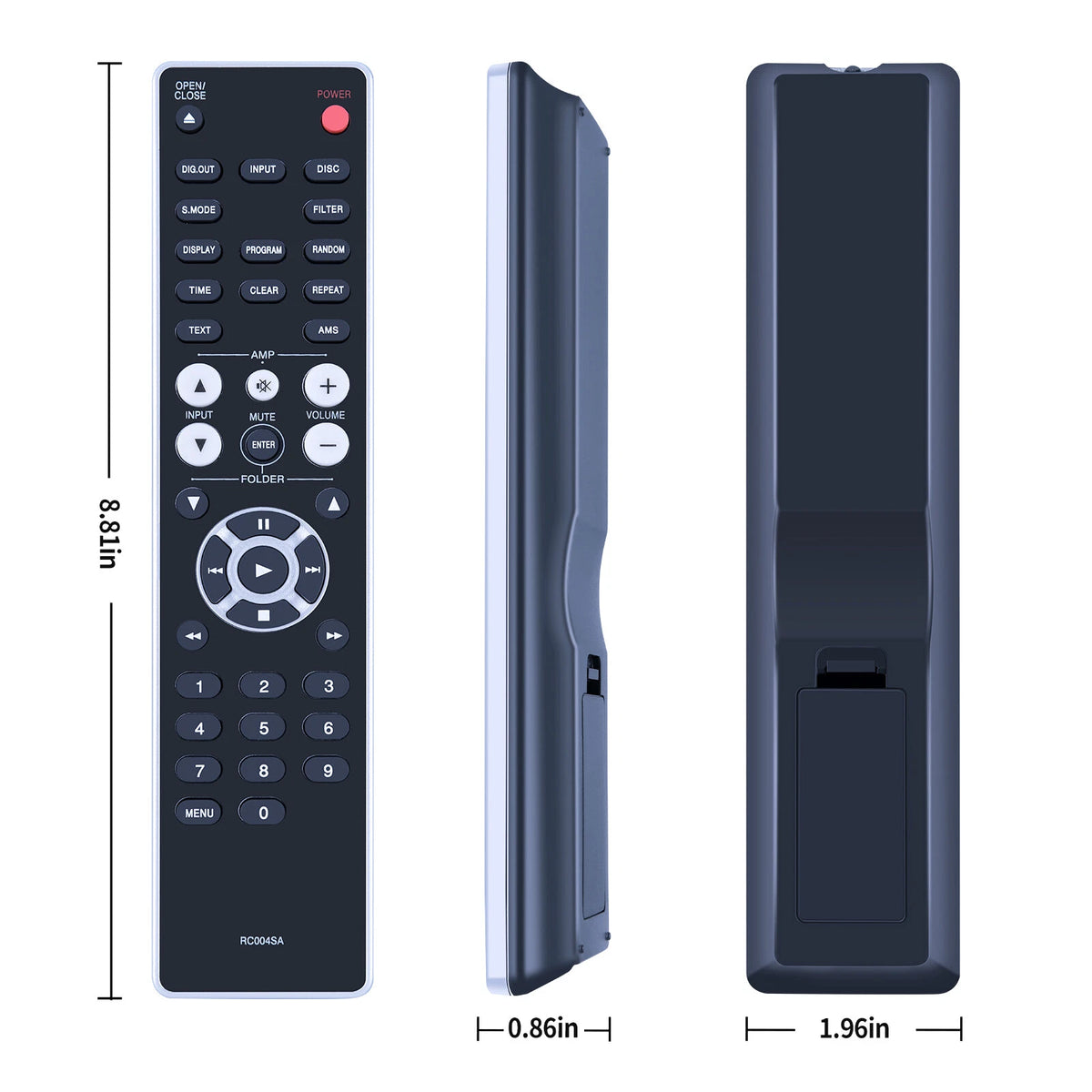 RC004SA Remote Control For Marantz CD Player SR5004 SR1041 SR6004 SR5005