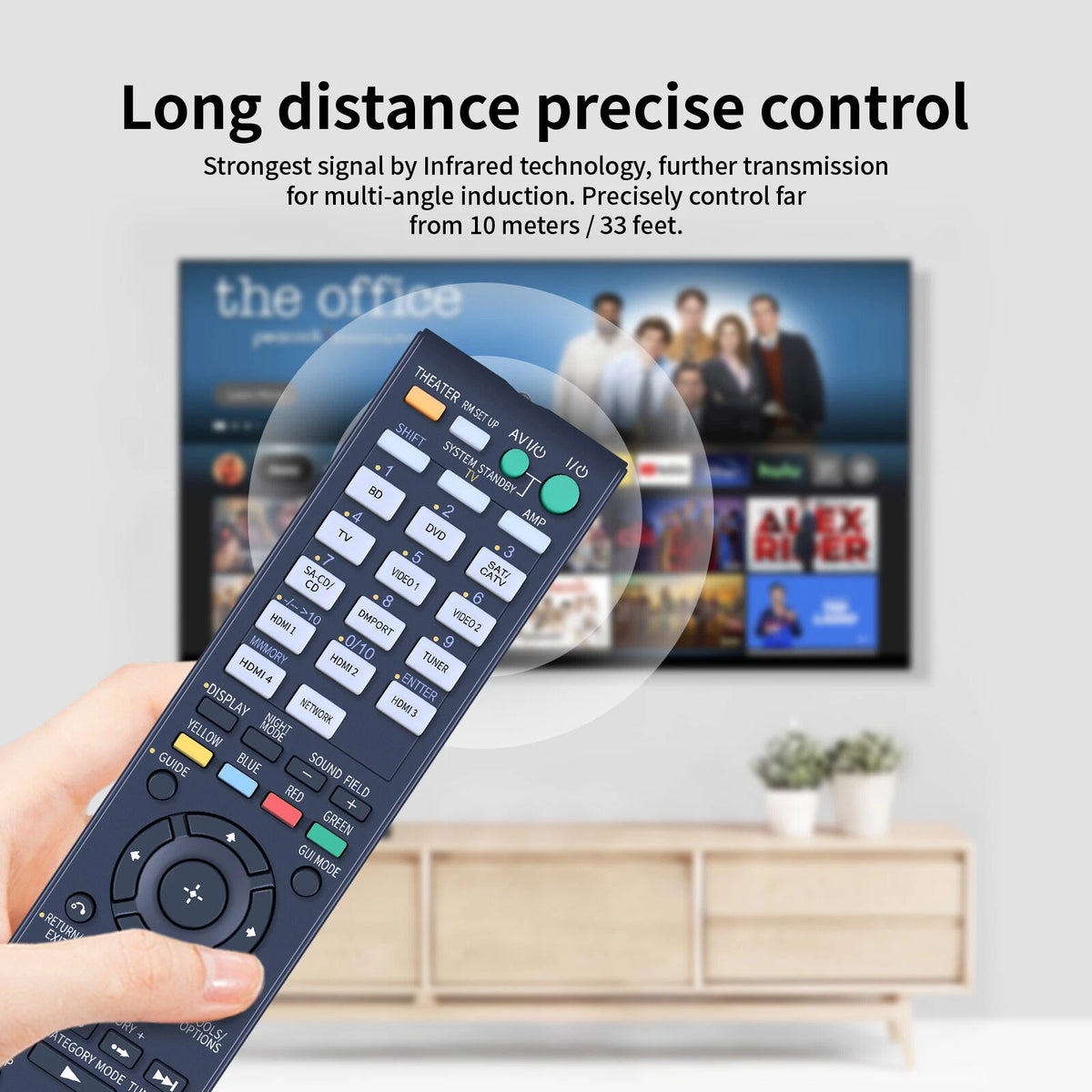 RM-AAP055 Remote Control For Sony AV Receiver STR-DN2010 STR-DH810 STR-DH820