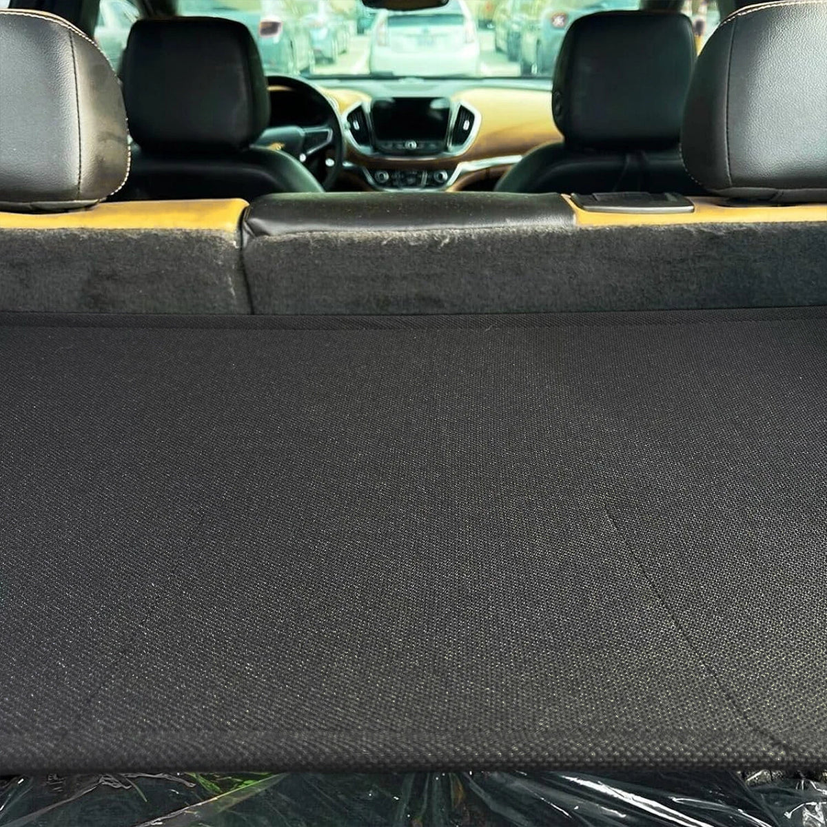 Rear Trunk Security Black Cargo Shade Cover for Chevrolet Volt 2016-2019
