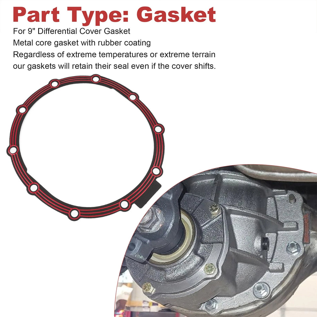 Differential Cover Gaskets for Competition Ford 9" Rear Axles