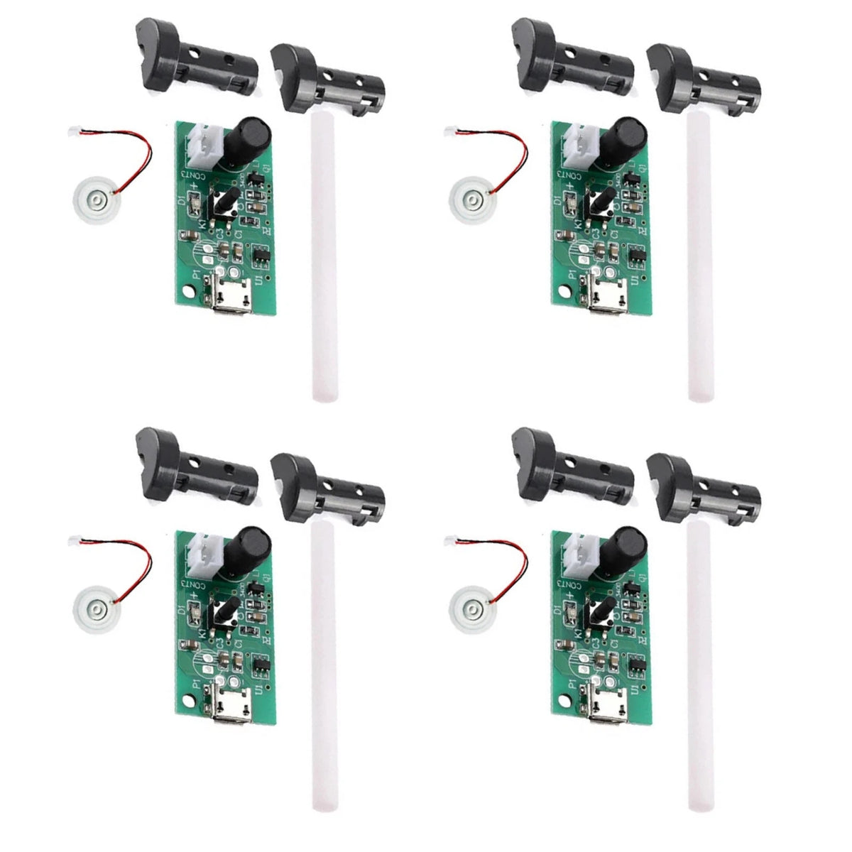 For DIY Humidifier Upgrade 4PCS USB Ultrasonic Fogger Driver Board Set Durable
