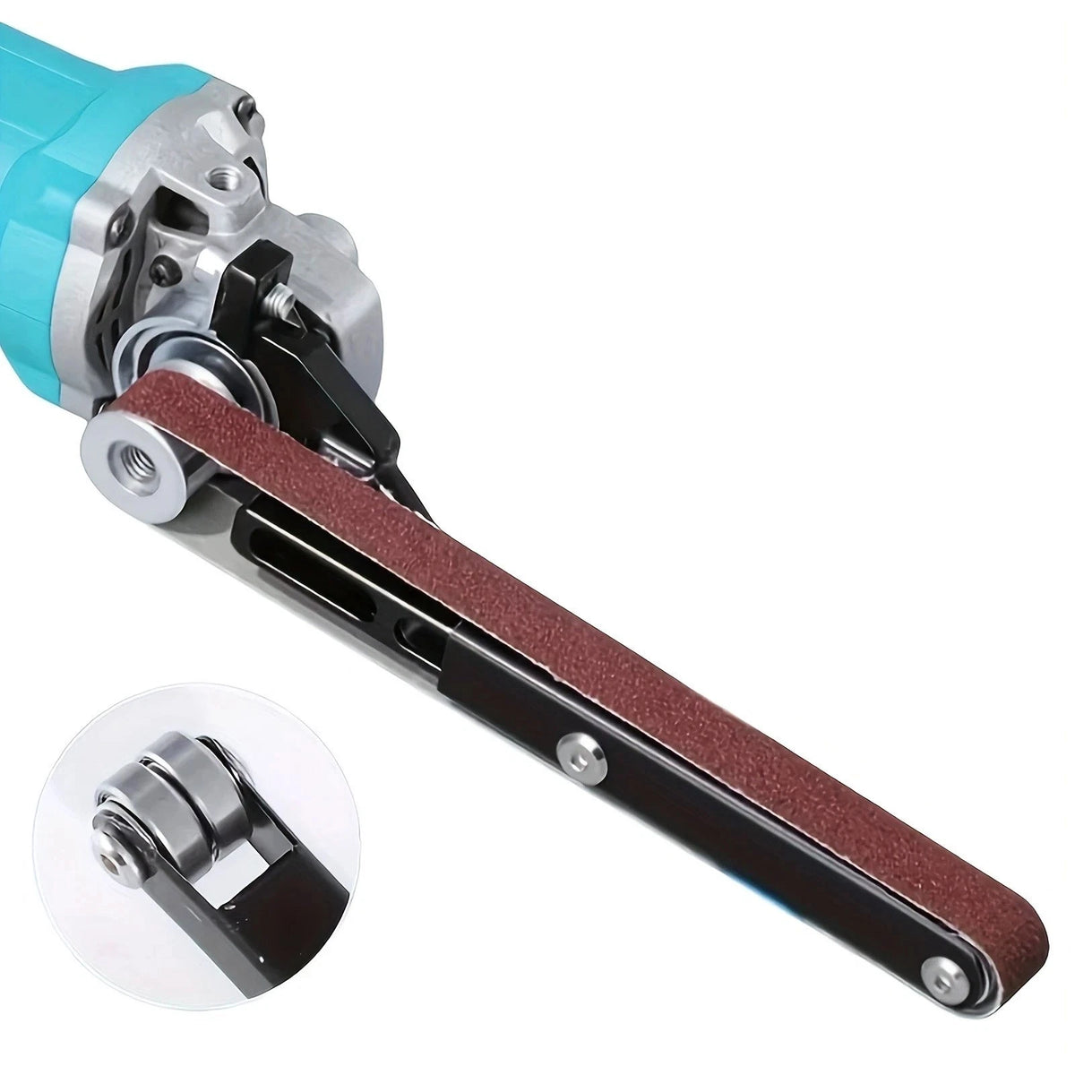 Angle Grinder to Sander Belt Adapter Unit For Metal Wood Sanding Polishing Kit