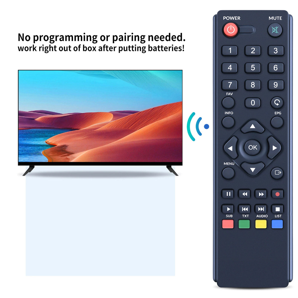 Replacement Remote Control For STRONG SRT 3030 DVB-C