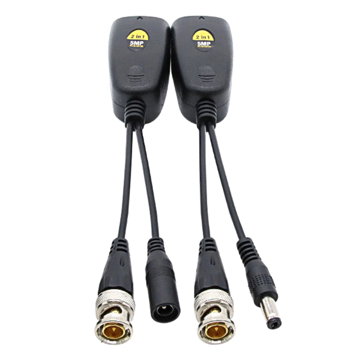 Anti-Interference BNC To POE Adapter Balun Connector For Surveillance