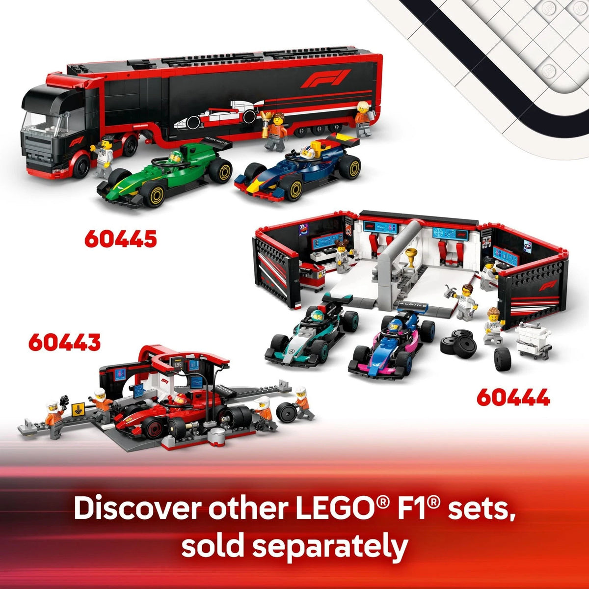 LEGO City F1 Driver with McLaren Race Car Toy - Model Building Multicolor
