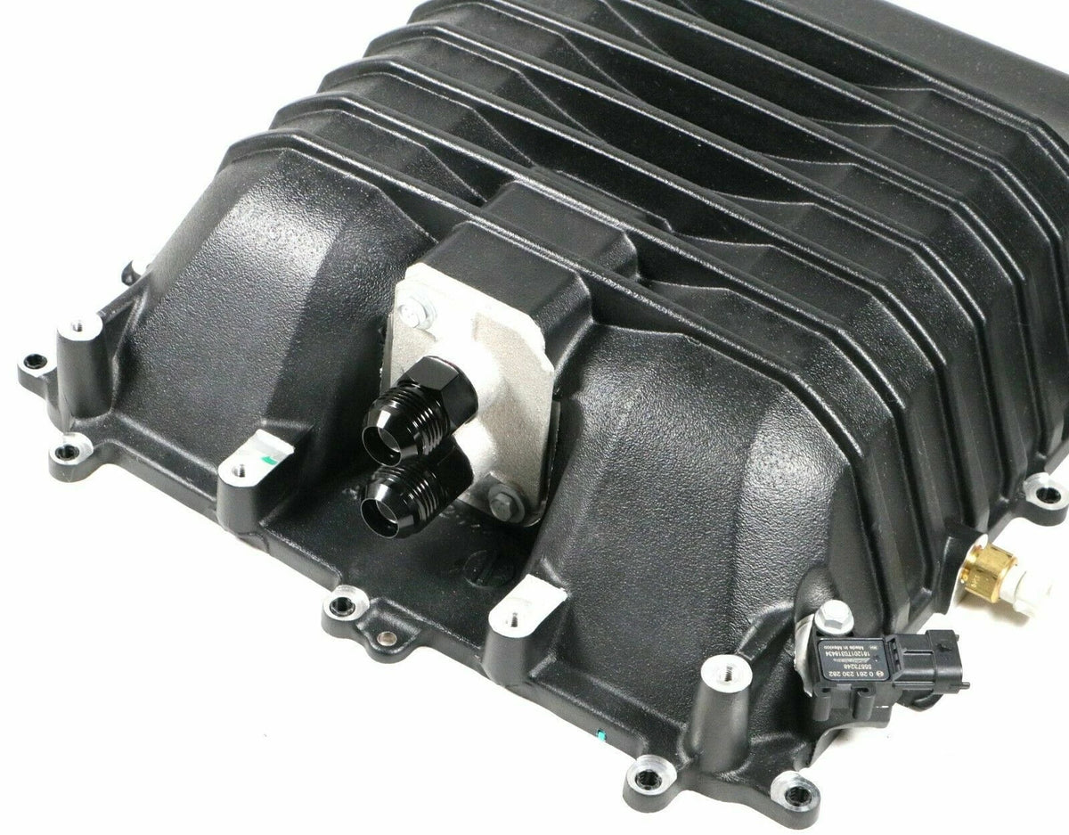 For CTS-V ZL1 6.2L LSA Supercharger Coolant Line -12AN Adapter Fittings CBW-082B
