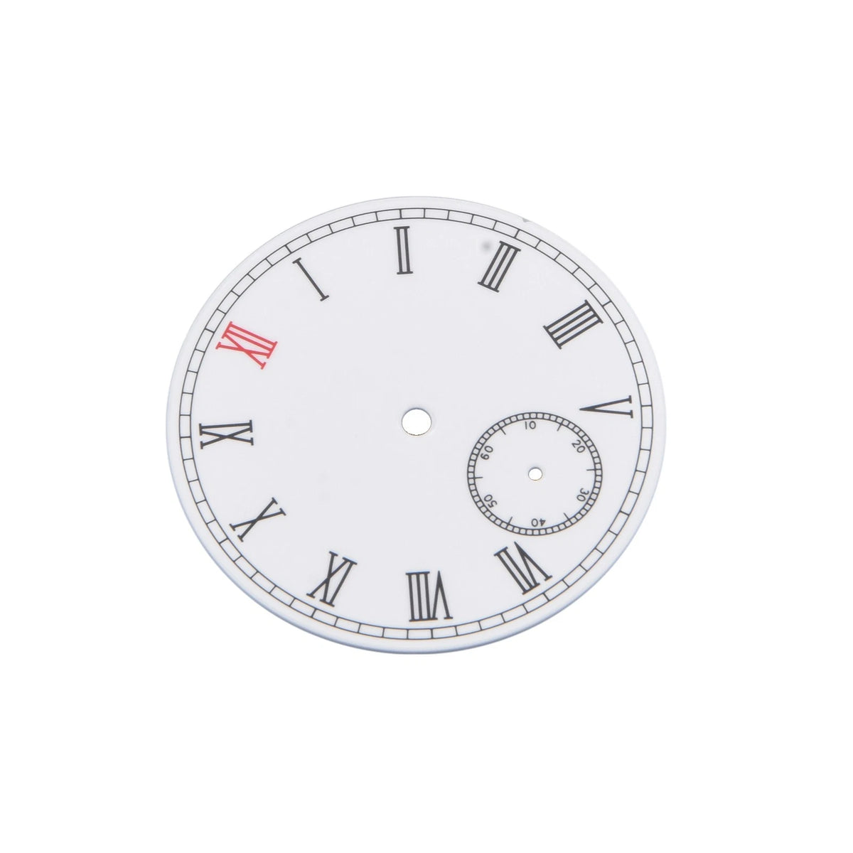 38.9mm Steel Large Roman Numerals Watch Dial Plate For Seagull ST3620 ETA 6498