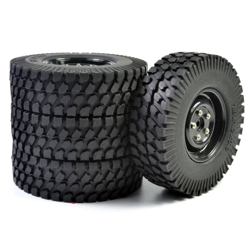 4Pack Wheel Tires Tyres Repalcement For Axial SCX10 D90 TF2 MST CC01 1/10 RC Car