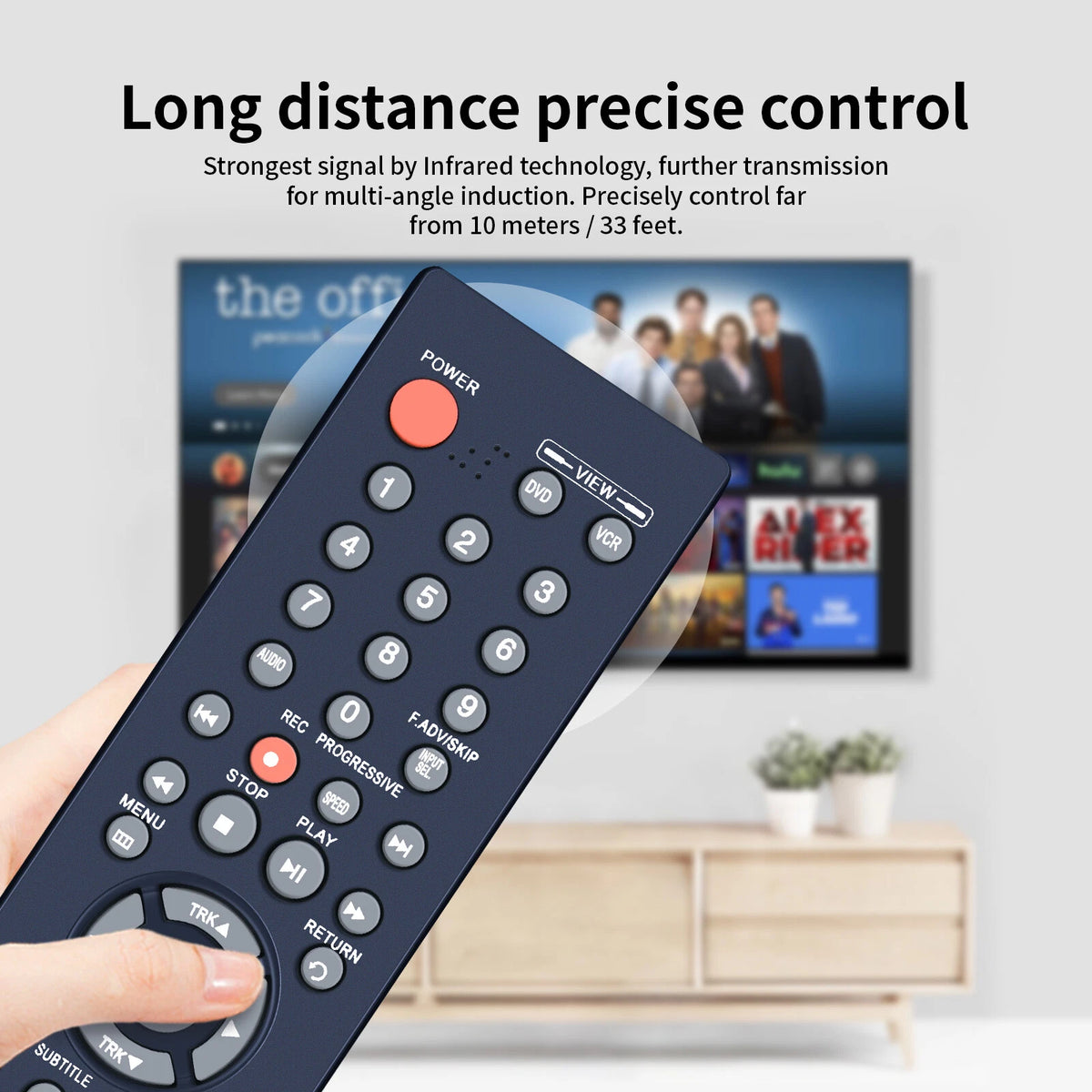 Replacement Remote Control For Samsung 00080C 00051B DVD Player