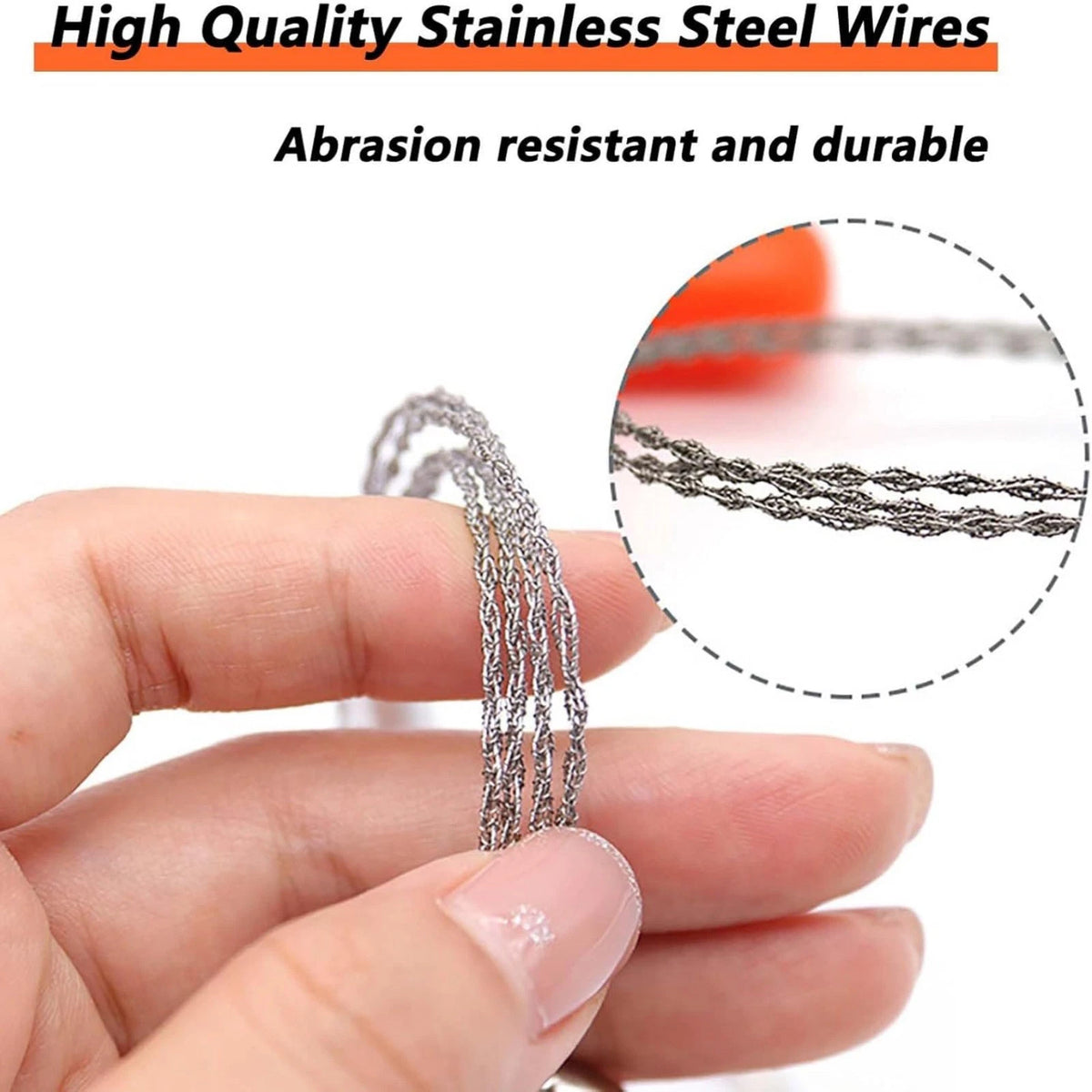 Lightweight Wire Saw With PP Handles For Hiking Backpacking Camping Outdoor Gear