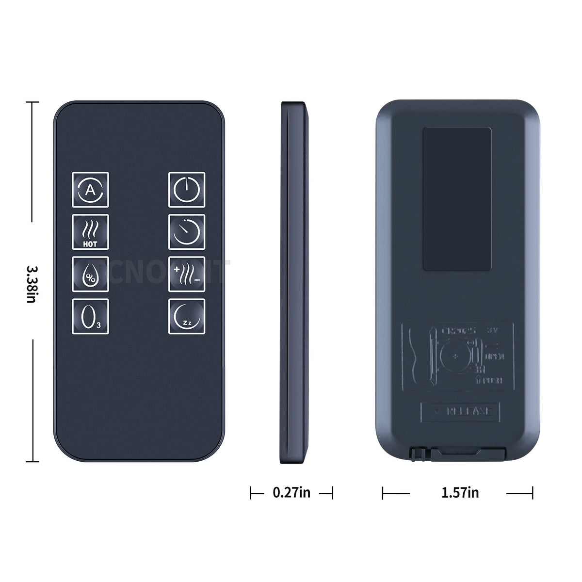 Remote Control For Hupro Pro-773 Ultrasonic Cool & Warm Mist Humidifier