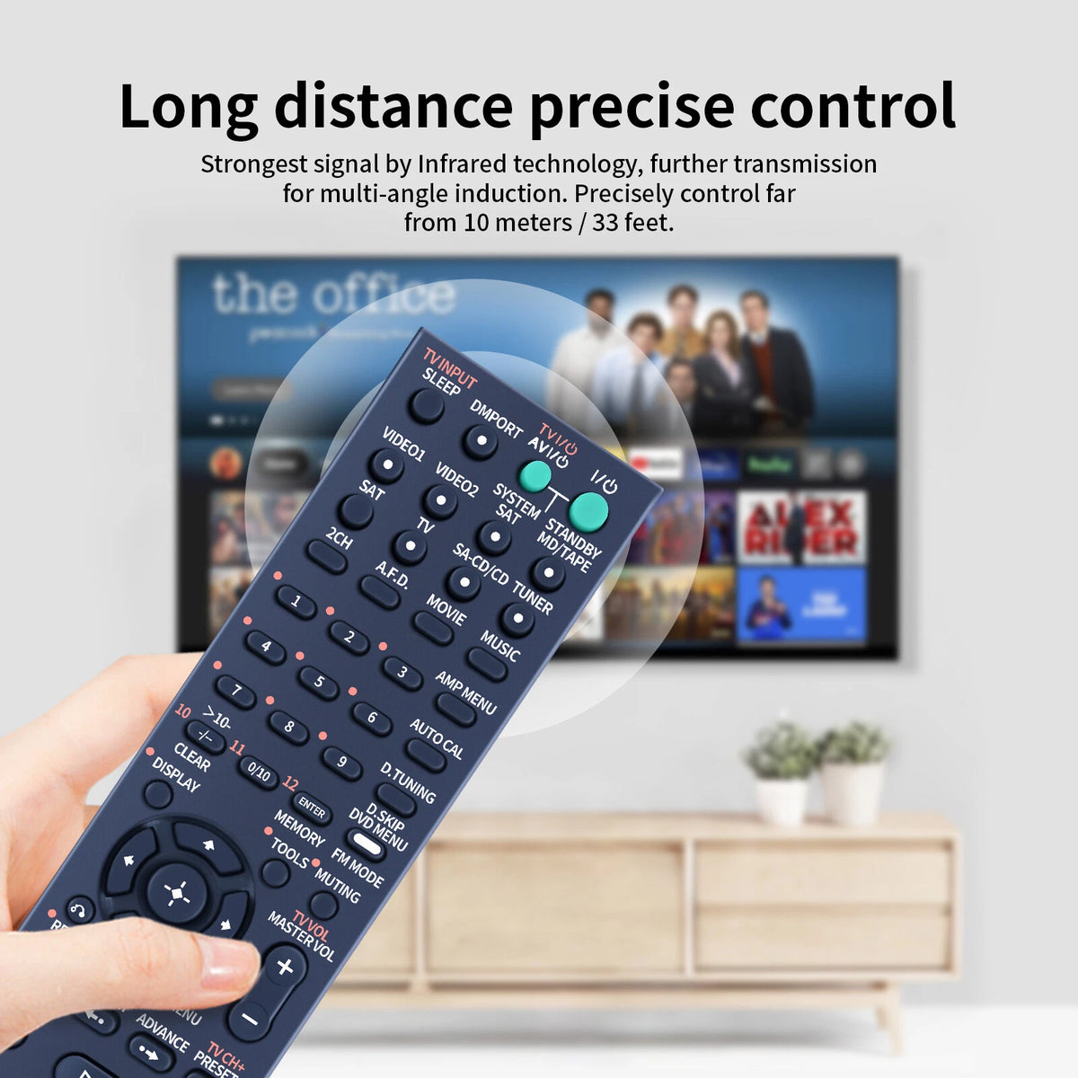 RM-AAU019 Remote Control For Sony AV System HTD-DW685 STR-K670P STR-K790