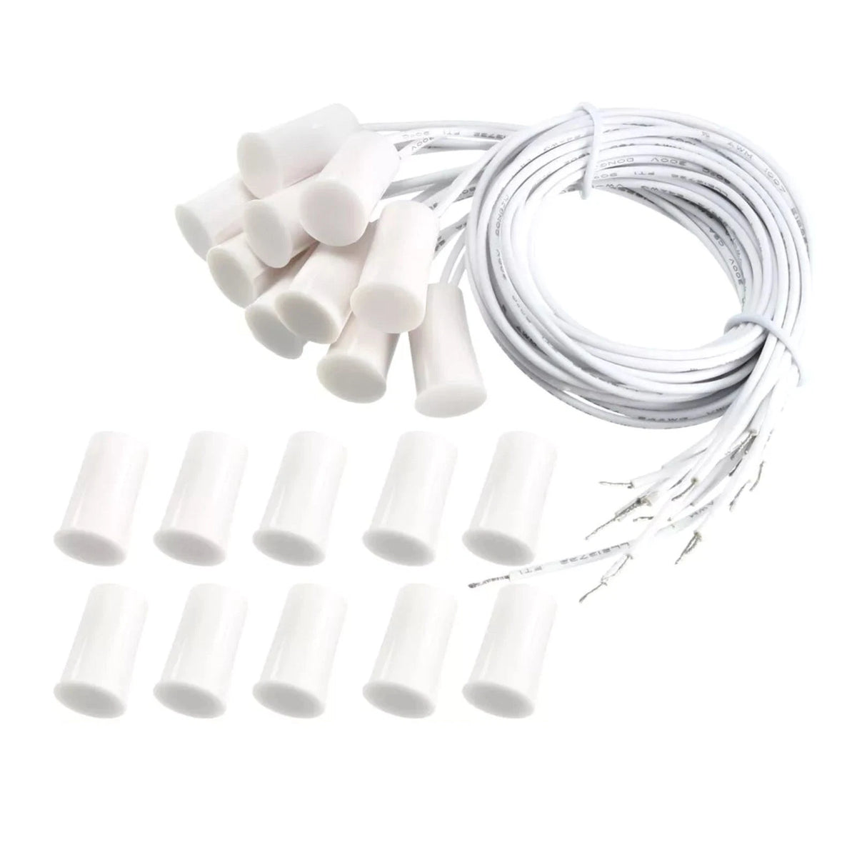 10 x RC-33 NC Wired Door Contact Sensor Alarm Magnet Reed Switch 100V
