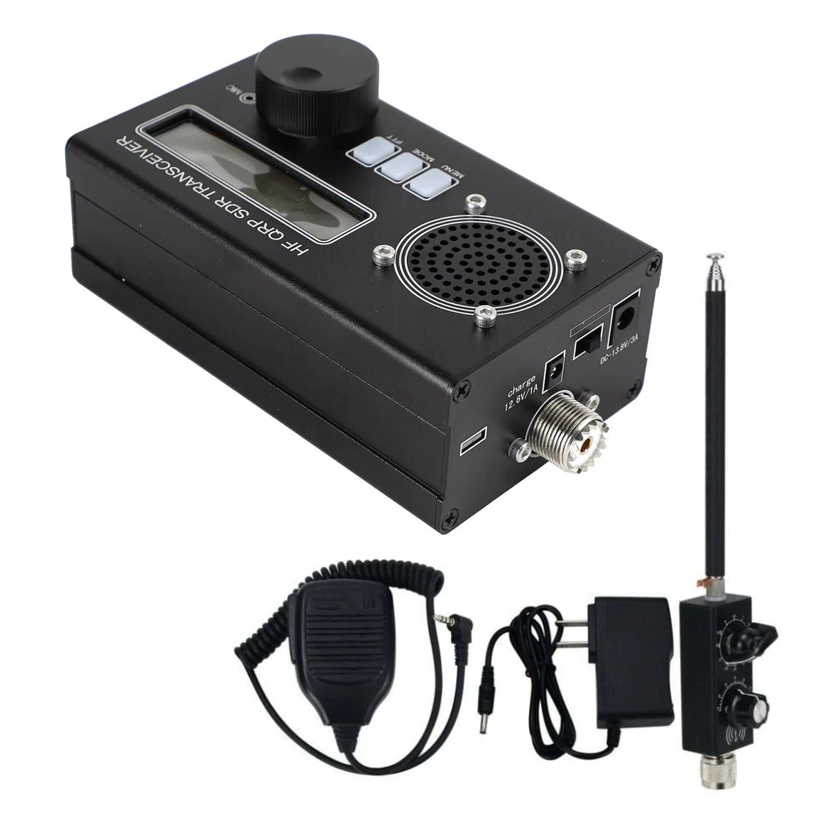 Durable 8-Band 10W USDR/USDX HF QRP SDR Transceiver SSB/CW Transceiver w/Antenna