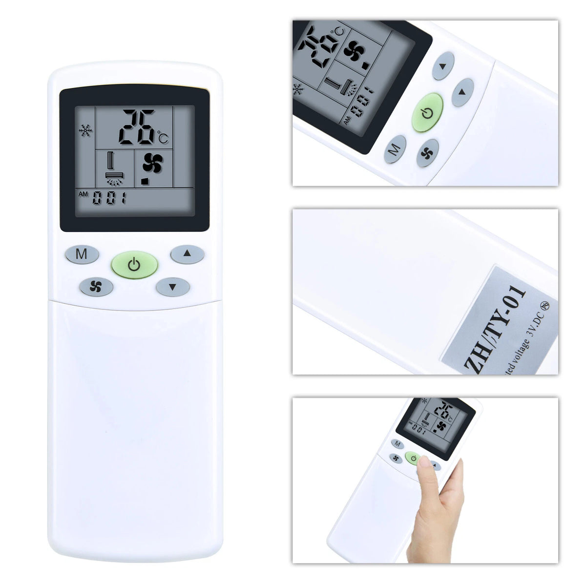 ZH/TY-01 For Chigo LLoyd Air Conditioner Replace Remote Control ZH/TY-03