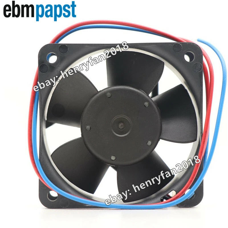 Ebm-papst 612NLE Axial Fan DC 12V 0.35W 29mA 60*60*25MM 19m3/h Cooling Fan 2Wire