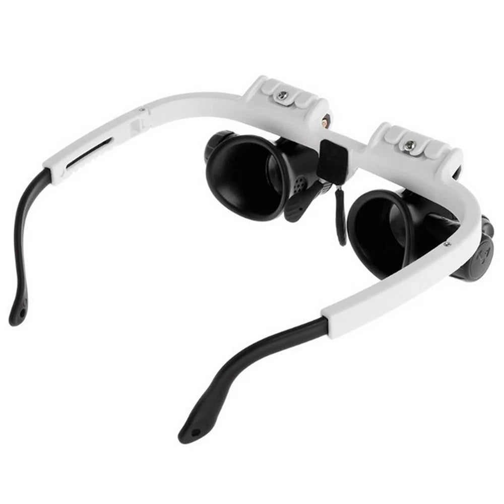 LED 8X 15X 23X Adjustable Magnifier Grass Eye Loupe Lens Jewelry Watch Repair