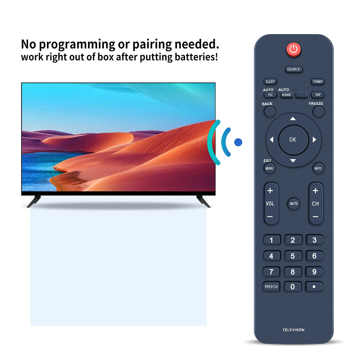 Remote Control For Philips TV 26PFL4507/F7 22PFL4507/F7 32PFL4507/F7 22PFL4507