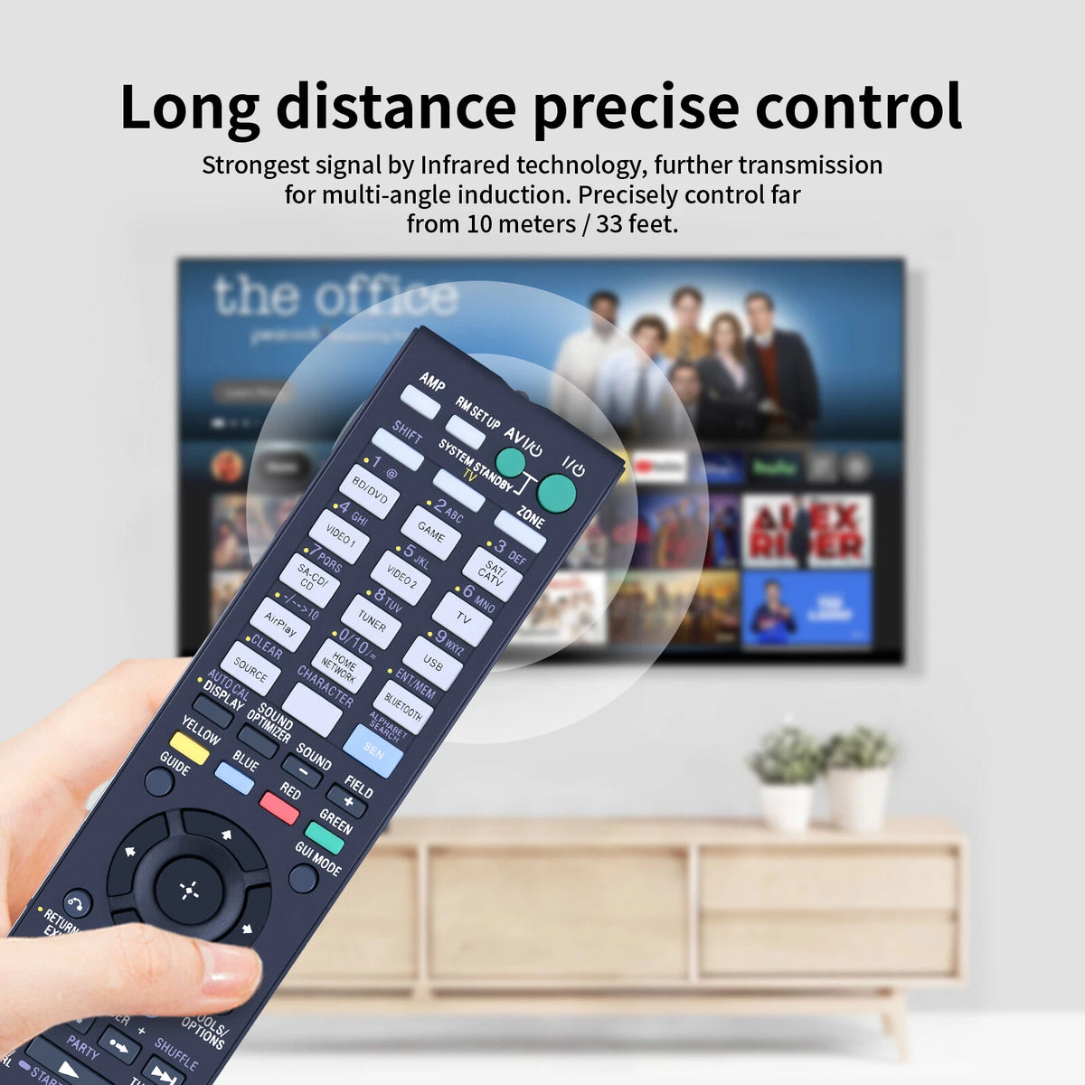 RM-AAP078 Remote Control For Sony AV Receiver STR-DN1030 STRDN1030