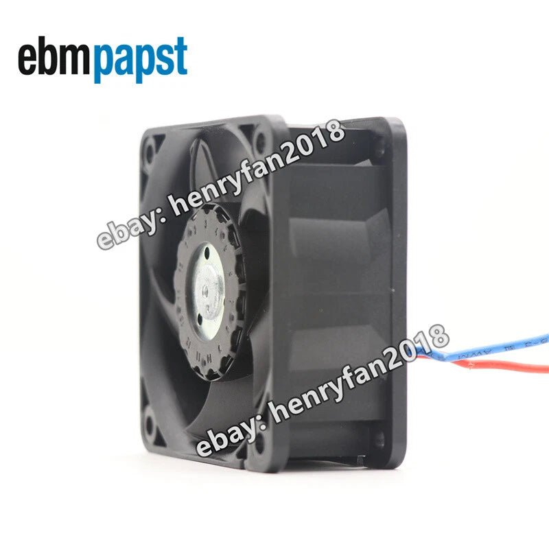 Ebmpapst 624N Axial Fan DC 24V 92mA 2.2W 60*60*25MM 2-wire 6100RPM Cooling Fan