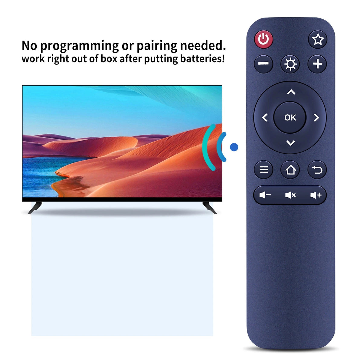 Replacement Remote Control For Agima X3 Mini Portable Projector