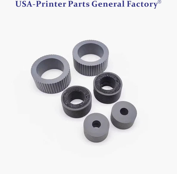 5SETS Brake Pick up Roller Tire For Fujitsu PA03740-K010/K011 fi-7600 fi-7700