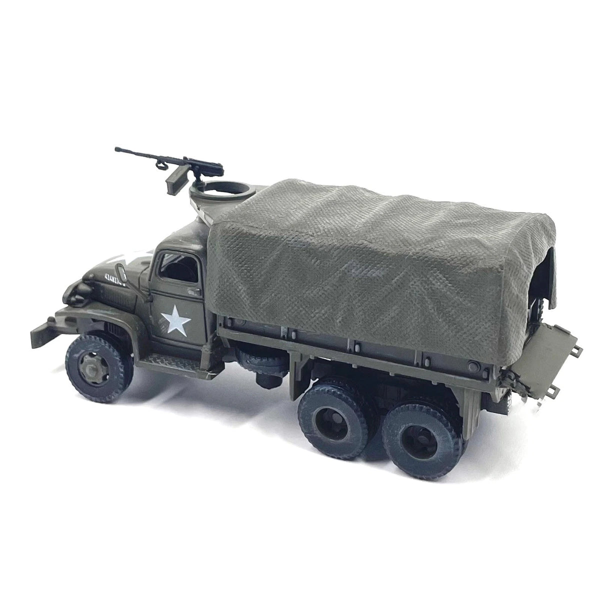 1/72 Scale WWII US Army GMC CCKW 353 Truck Military Simulation Model Toy Gift