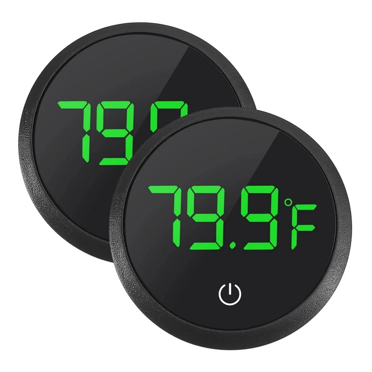 Wireless Digital Thermometer 2pcs LCD Aquarium Fish Tank Temperature Gauge