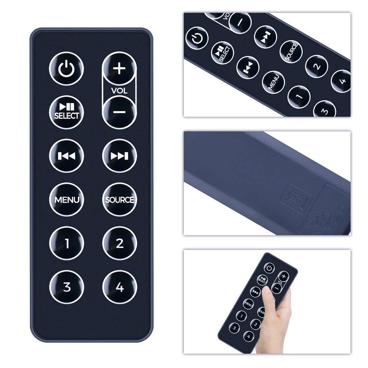 ReplaceRemote Control Only Compatible With the Ruark Audio R1 MK4,R1S and R2 Mk4