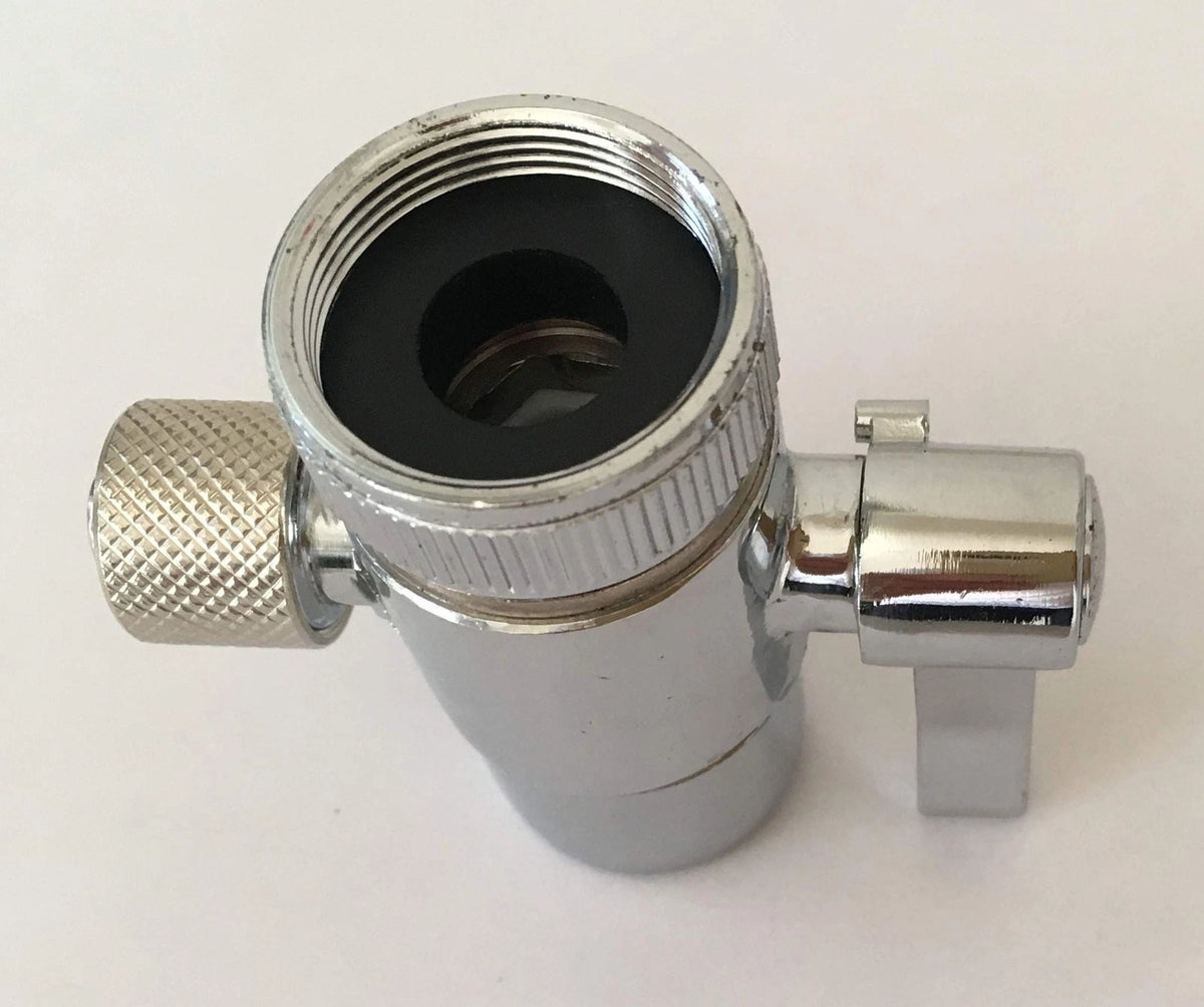 Malida Countertop filter to 3/8 inch O.D. Tubing Faucet 3/8" Tube, White
