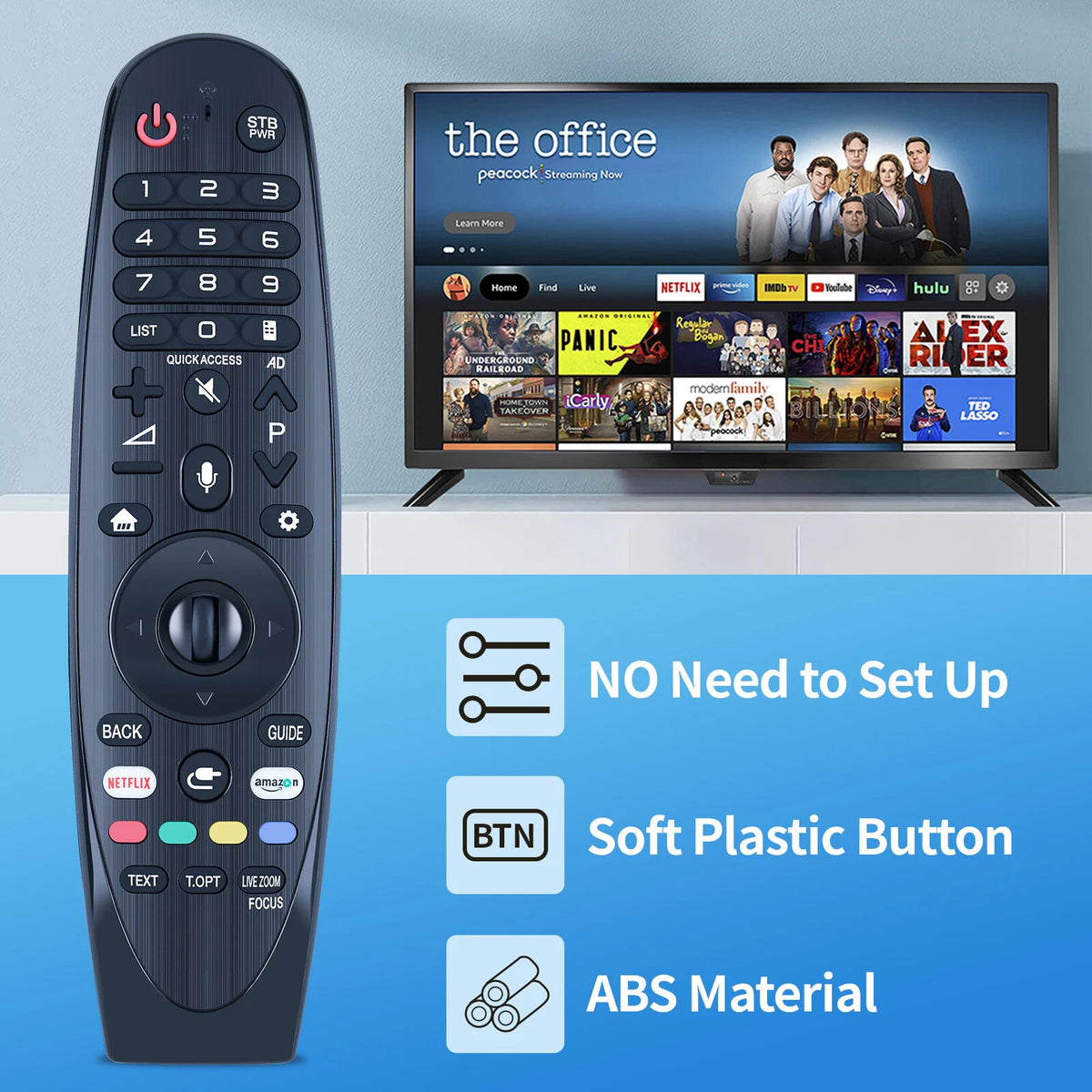 AN-MR18BA Replace Remote Control For LG Smart TV W8, E8, C8, B8 No Voice