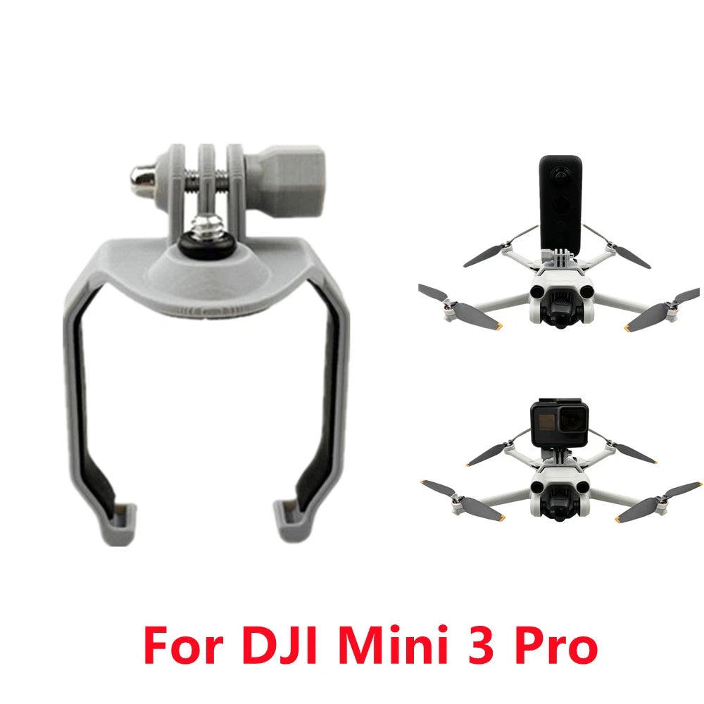 Sports Camera Top Expansion Adapter Bracket 1/4 Screw Mount For DJI Mini 3 Pro