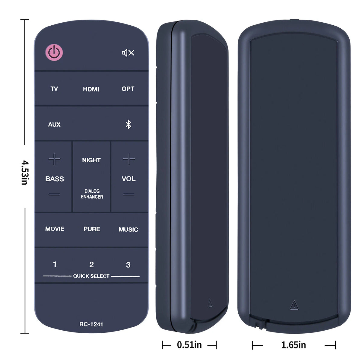 RC-1241 Replacement Remote Control For DENON Home Sound bar 550