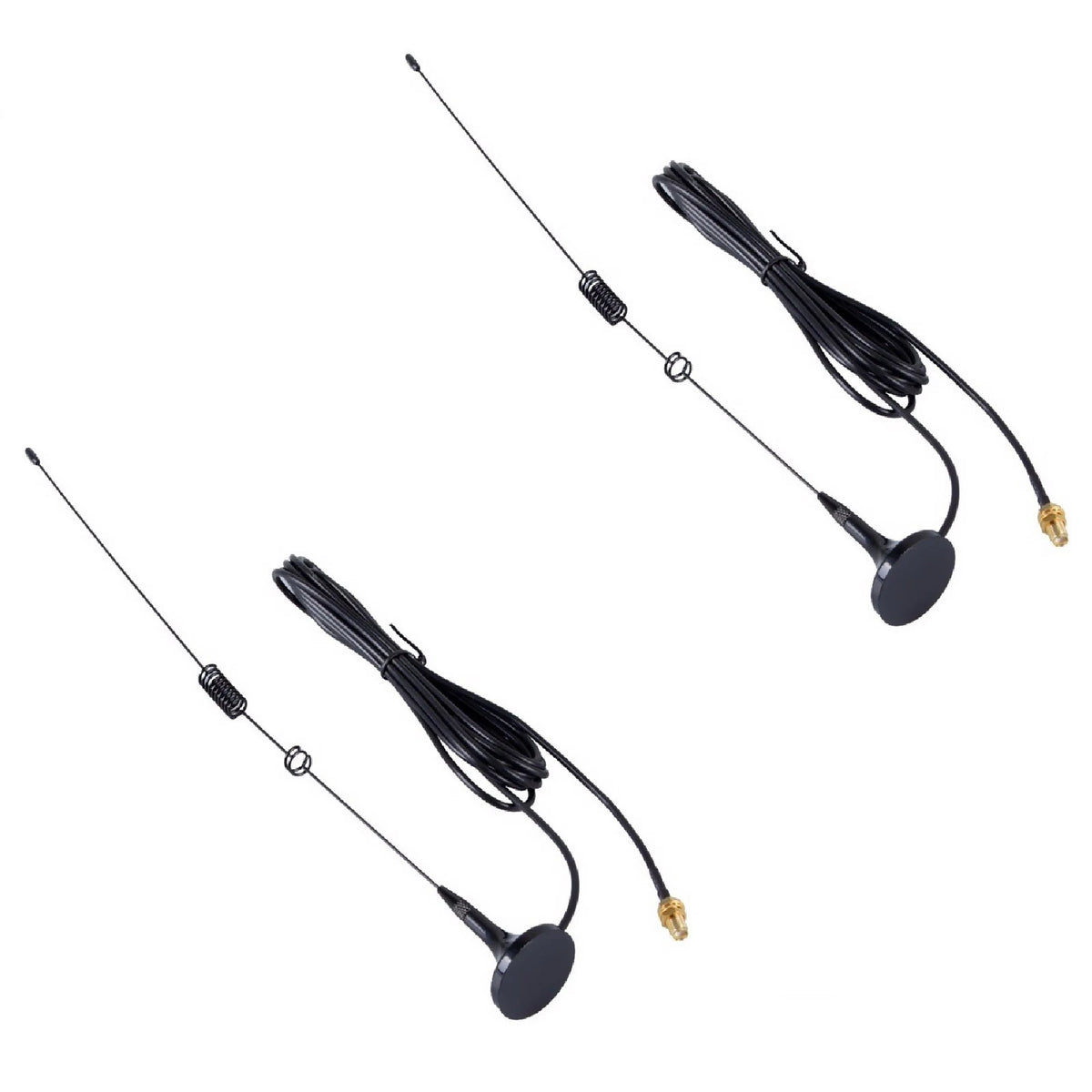 2* Dual Band VHF/UHF Car Magnetic SMA-Female Antenna For Baofeng BF-888S UV-5R