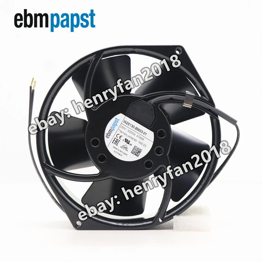 W2S130-BM03-01 Axial fan 230VAC 47/46W 7450ES Ebmpapst Control cabinet Fan