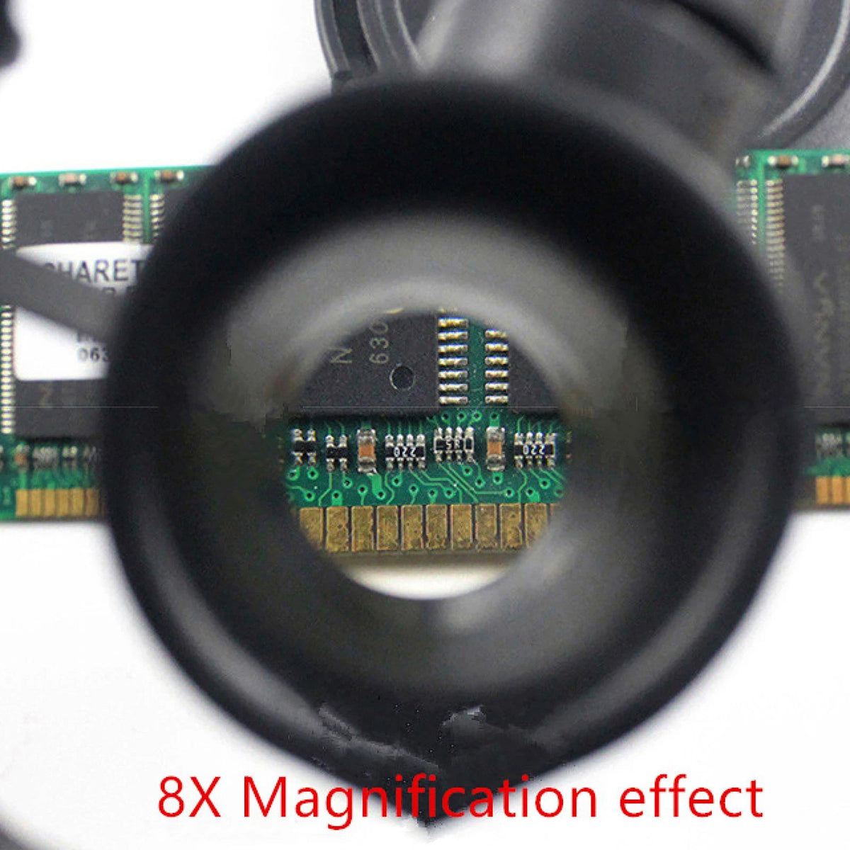 LED 8X 15X 23X Adjustable Magnifier Grass Eye Loupe Lens Jewelry Watch Repair