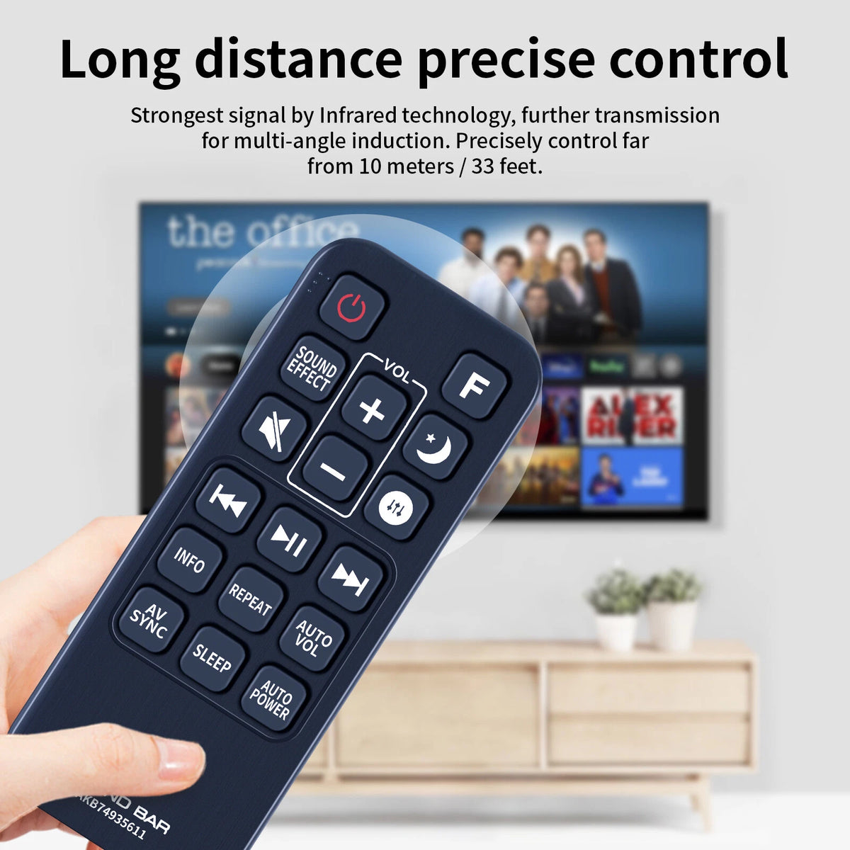 AKB74935611 Remote Control For LG Sound Bar Speaker SJ6B SJ9 SJ6 SJ8 SJC8