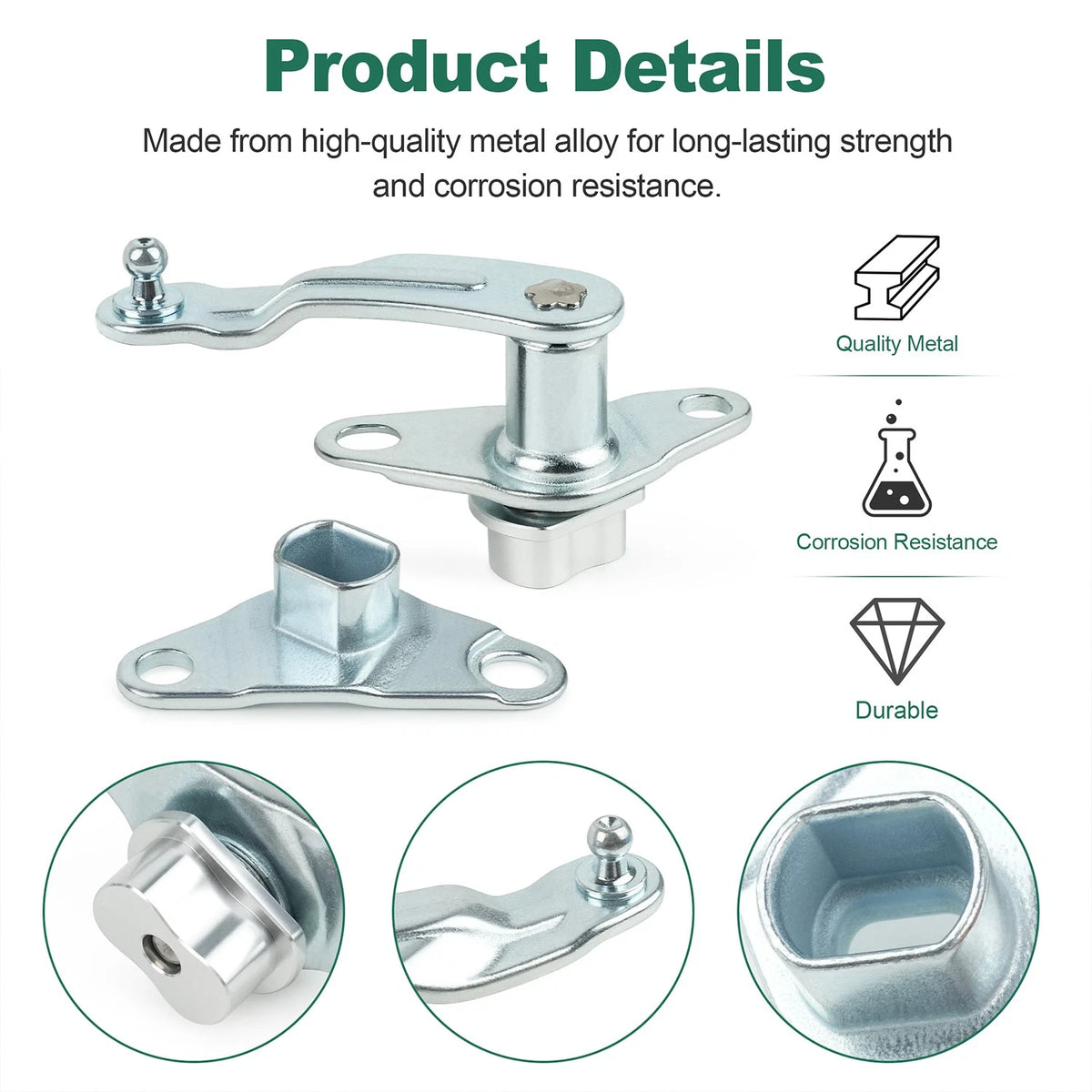 Tundra 2007-2021 tailgate hinge pair, LH/RH with aluminum bushing
