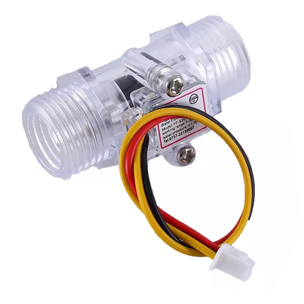 G1/2" Copper Water Flow Hall Sensor Switch Flow Meter Flowmeter Counter C