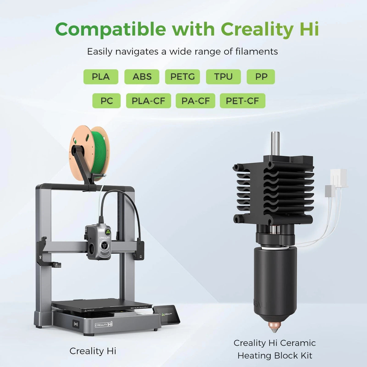 Creality Official Hi Hotend Kit, Upgrades Ceramic Heating Block Unicorn...