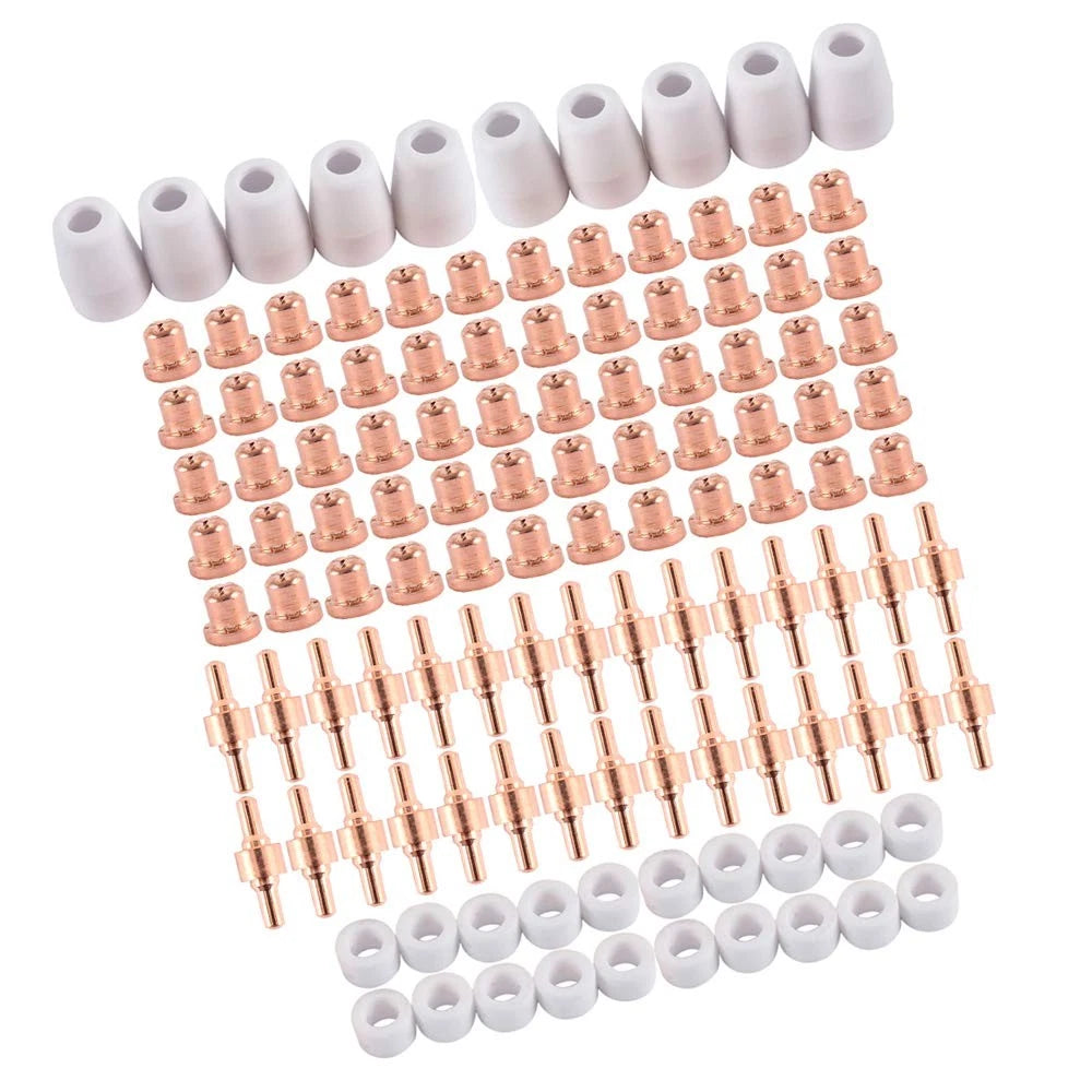 100PCS PT31 Plasma Cutting Consumables Fit CUT-45 CUT-50 CT-312 with 100pcs