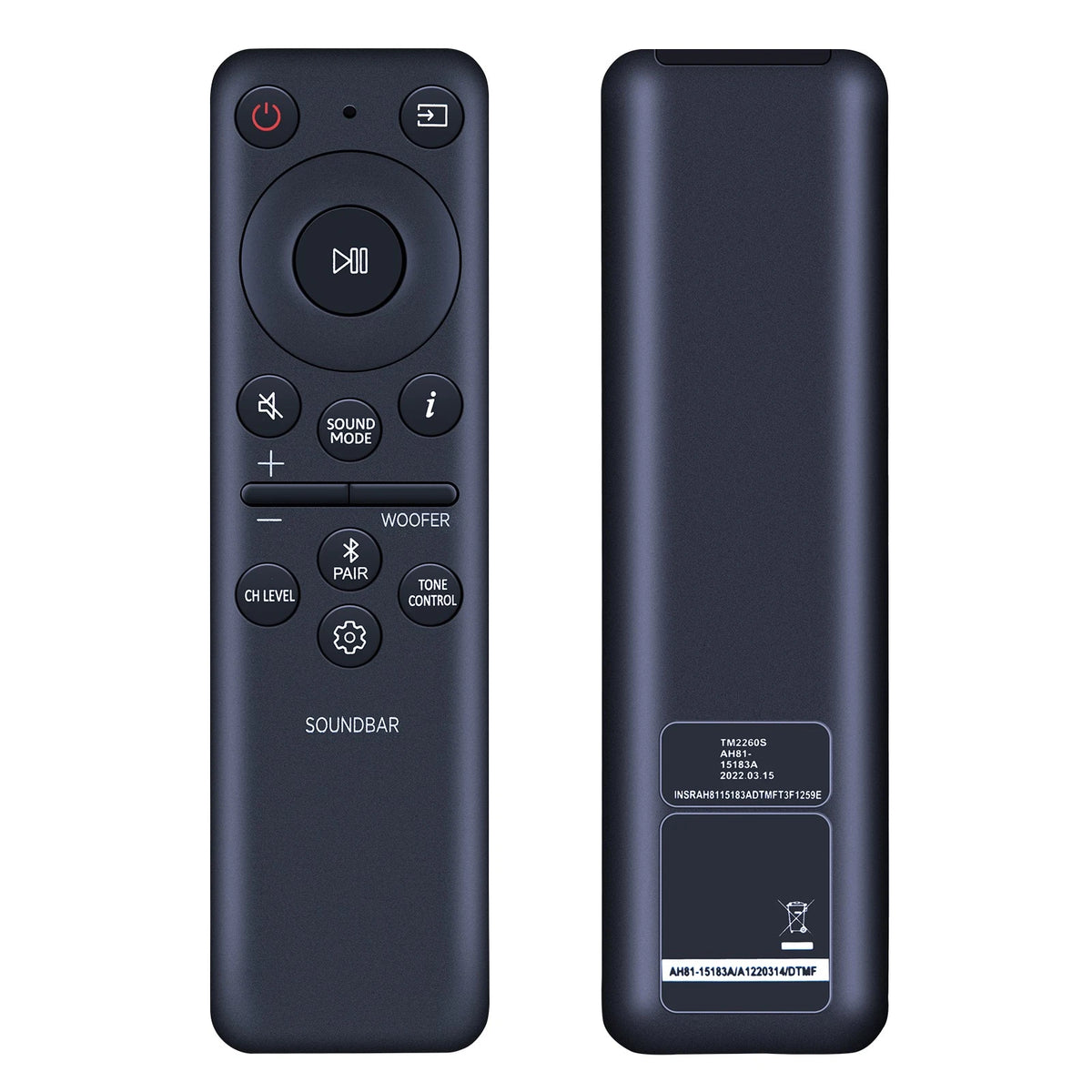 AH81-15183A Replacement Remote Control For Samsung Soundbar