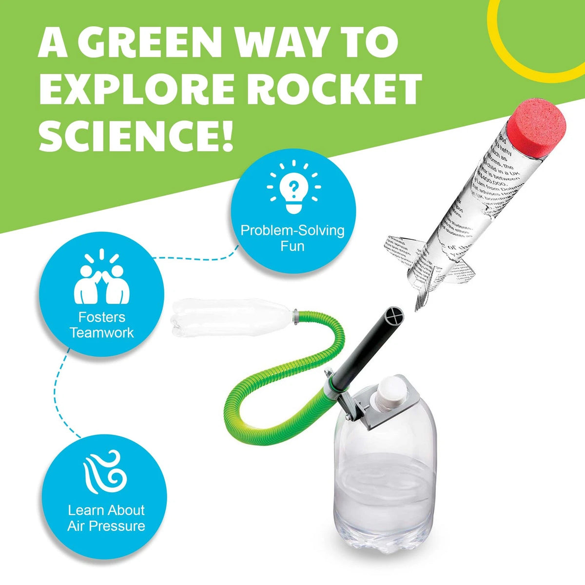 Green Science - Rocket - STEM Launcher for Kids - 1 EA, Brown/a