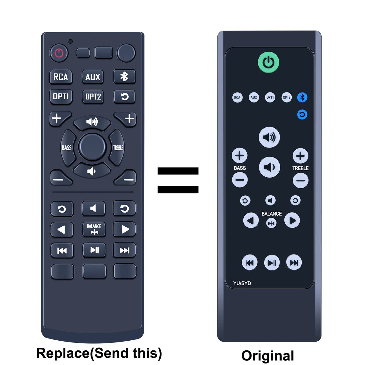 Replacement Remote Control For Kanto YU5 YU3 YU6 YU4 SYD6